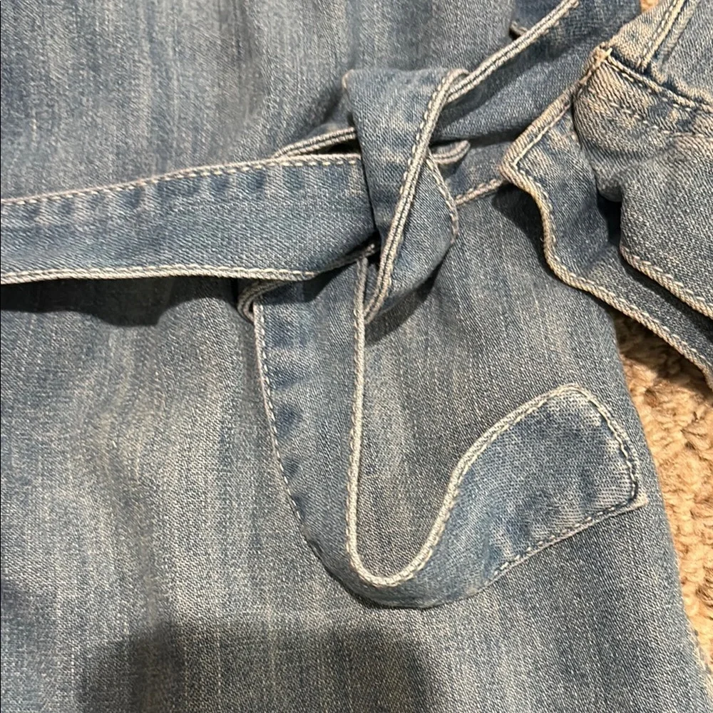 Old Navy Light Blue Denim Shirt Dress